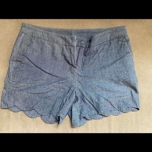 Blue/Grey Women's Dress Shorts